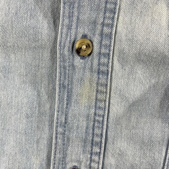 Orange County Choppers Denim Cut Off Vest Mens 2XL Sleeveless Y2K Double Sided - Picture 6 of 12